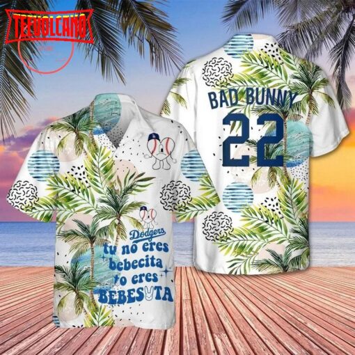 Bad Bunny Dodgers 2022 Hawaiian Shirt