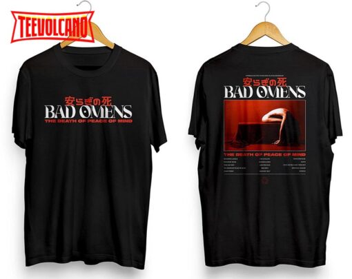Bad Omens Tour 2023 Double Sided T-shirt, Bad Omens Tour  Shirt