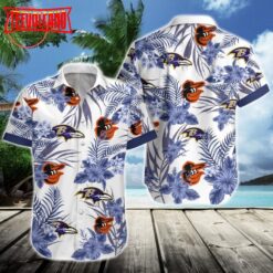 Baltimore Ravens Baltimore Orioles Hawaiian Shirt