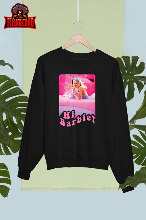 Barbie The Movie Hi Barbie Car T-Shirt