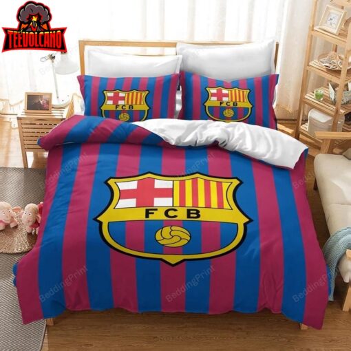 Barcelona Soccer Club Logo Duvet Cover Bedding Sets