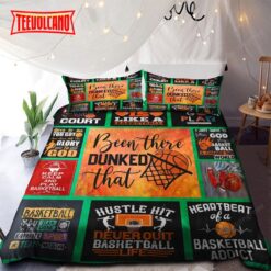 Basketball Life Is Like A Basketball Duvet Cover Bedding Sets