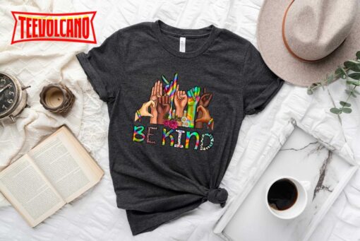 Be Kind Sign Language LGBT Shirt, Equality Pride Month T-Shirt