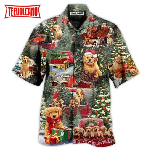 Beagle Dogs Love Christmas Every Time Hawaiian Shirt
