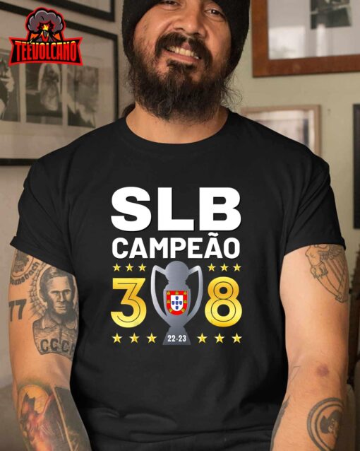 Benfica Campeao 38 Portugal Design T-Shirt