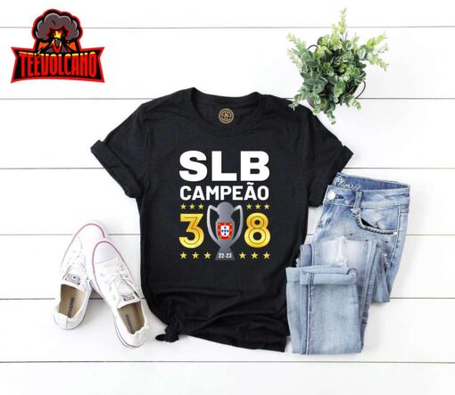 Benfica Campeao 38 Portugal Design T-Shirt