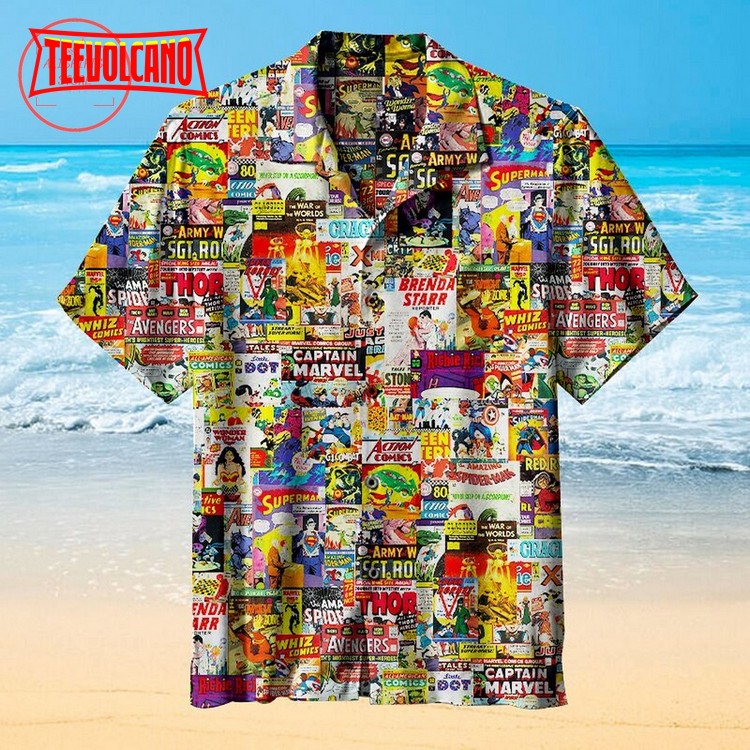 Best Classic Comic Magazines Hawaiian Shirt