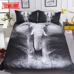 Black And White Elephant Bedding Sets