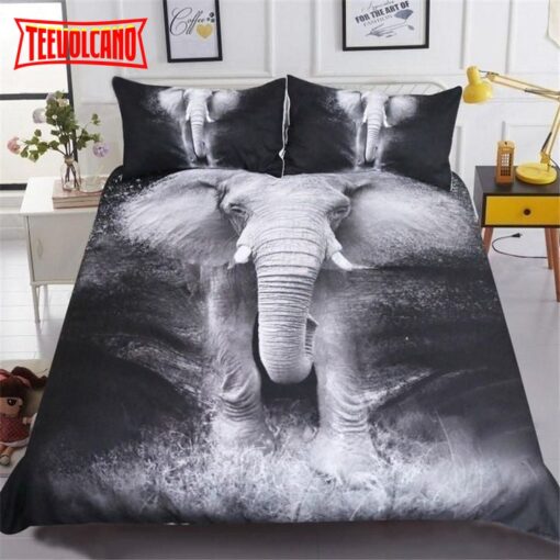 Black And White Elephant Bedding Sets