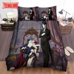 Black Butler Ciel And Sebastian With The Skulls Duvet Cover Bedding Sets