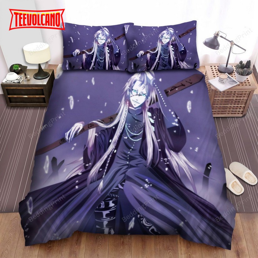 Black Butler Undertaker With The Ice Bed Sheets Duvet Cover Bedding Sets