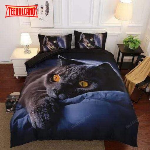 Black Cat Duvet Cover Bedding Sets