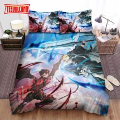 Black Clover And Bleach Crossover Asta Vs. Ichigo Duvet Cover Bedding Sets