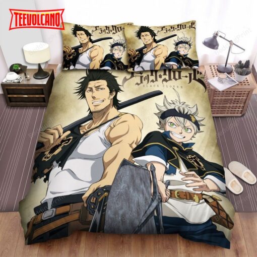 Black Clover Main Characters Duvet Cover Bedding Sets