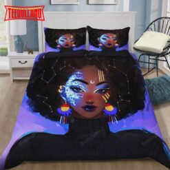 Black Girl Horoscope Bedding Sets