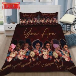 Black Girl You Are Amazing Important Bedding Sets