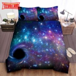 Black Holes In Purple Galaxy Bedding Sets