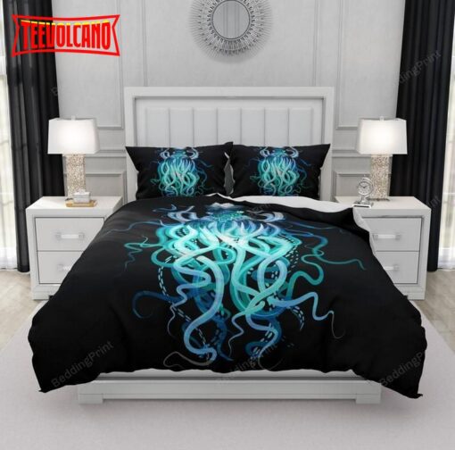 Black Octopus Duvet Cover Bedding Sets