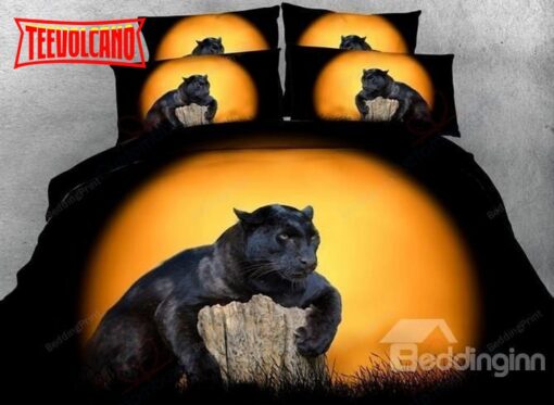 Black Panther Bedding Set For Fan