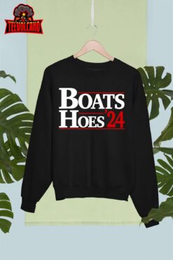 Boats and Hoes 2024 Election Funny T-Shirt T-Shirt