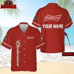 Budweiser Custom Name Hawaiian Shirt