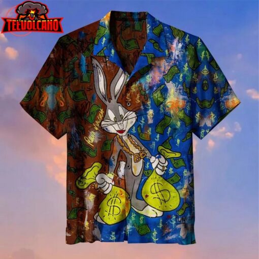 Bugs Bunny Rainy Days Hawaiian Shirt