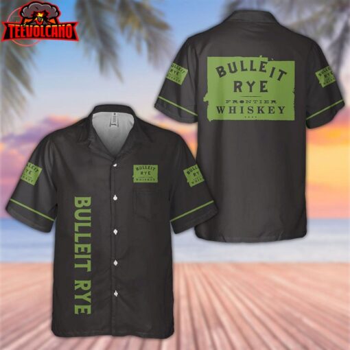 Bulleit Rye Frontier Whiskey Hawaiian Shirt