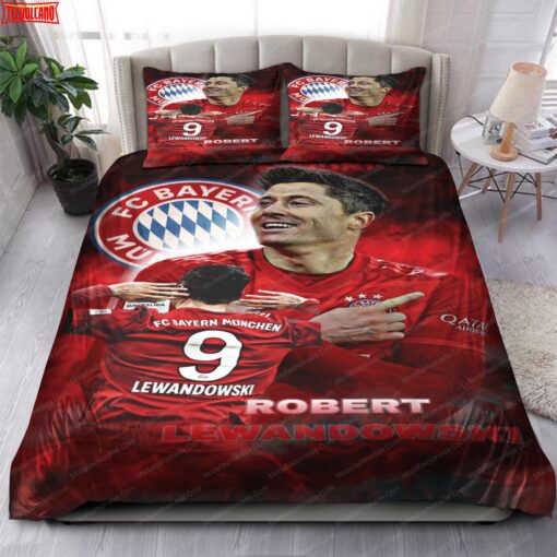 Bundesliga Bayern Munich Lewandowski 97 Duvet Cover Bedding Sets