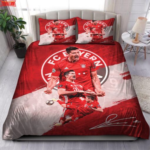 Bundesliga Bayern Munich Lewandowski 98 Duvet Cover Bedding Sets