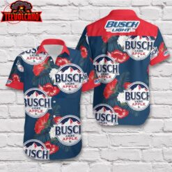 Busch Light Beer Red Apple Hawaiian Shirts