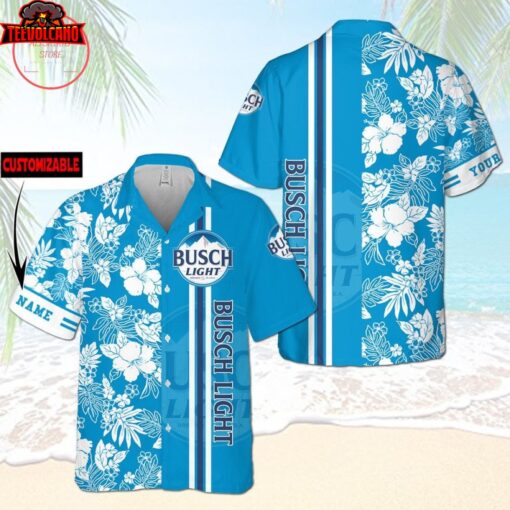 Busch Light Custom Name Hawaiian Shirt