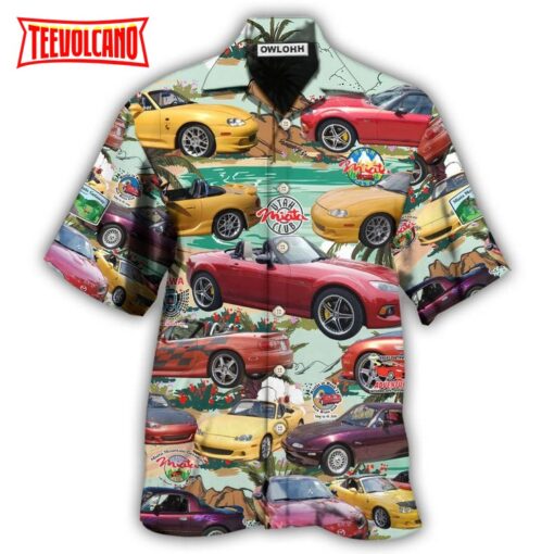 Car Summer Tropical Island Hawaiian Shirt