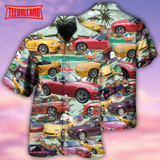 Car Summer Tropical Island Hawaiian Shirt