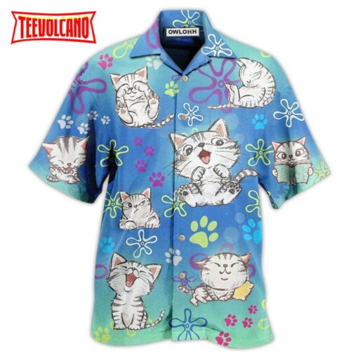 Cat All I Need Is Love And A Lovely Cat Hawaiian Shirt