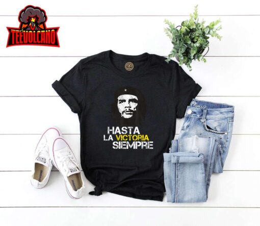 Che Guevara Hasta La Victoria Siempre Cuban Vintage Men T-Shirt