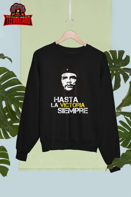 Che Guevara Hasta La Victoria Siempre Cuban Vintage Men T-Shirt