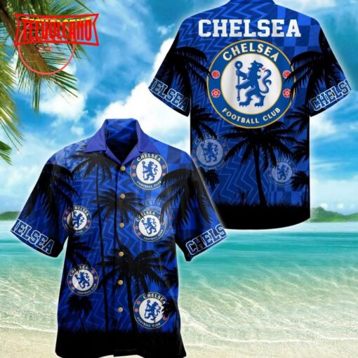 Chelsea FC Palm Hawaiian Shirt