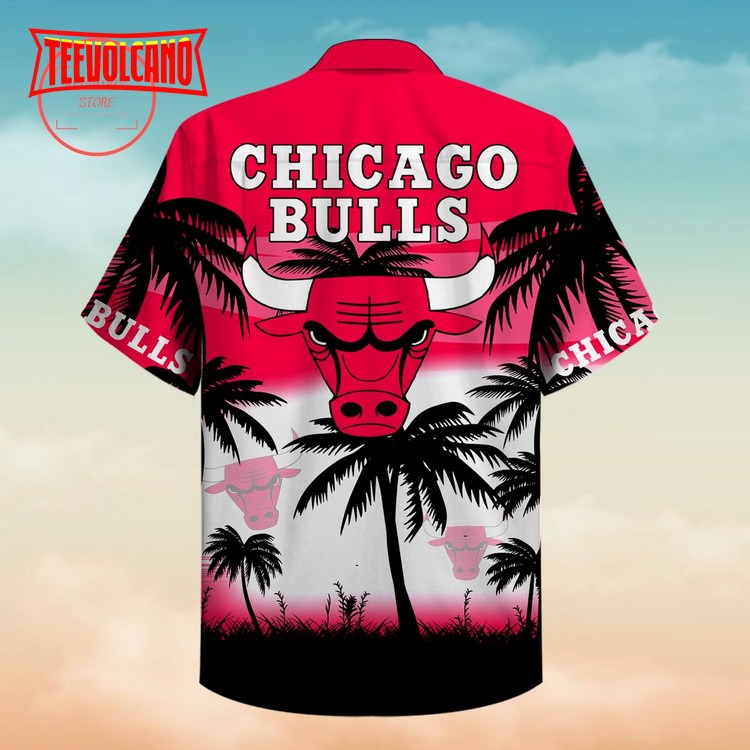 Chicago Bulls Palm Hawaiian Shirt