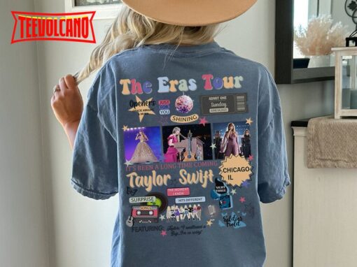 Chicago Night 3 Taylor Swift Eras Tour 2023 Double Side T-Shirt