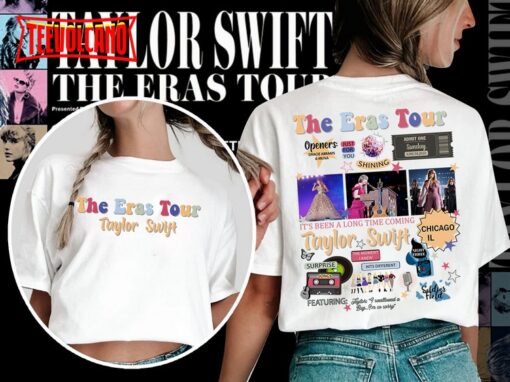 Chicago Night 3 Taylor Swift Eras Tour 2023 Double Side T-Shirt