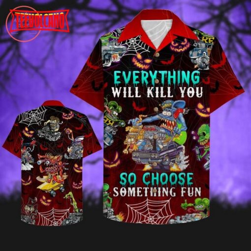 Choose Something Fun Halloween Hawaiian Shirt LB