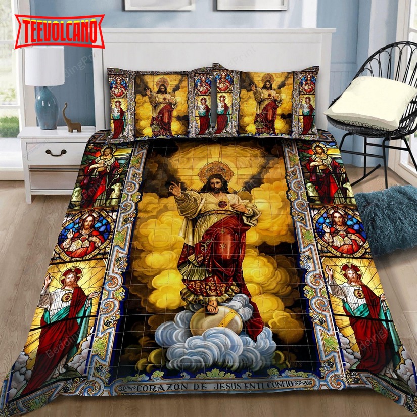 Christian Jesus Bed Sheets Duvet Cover Bedding Sets