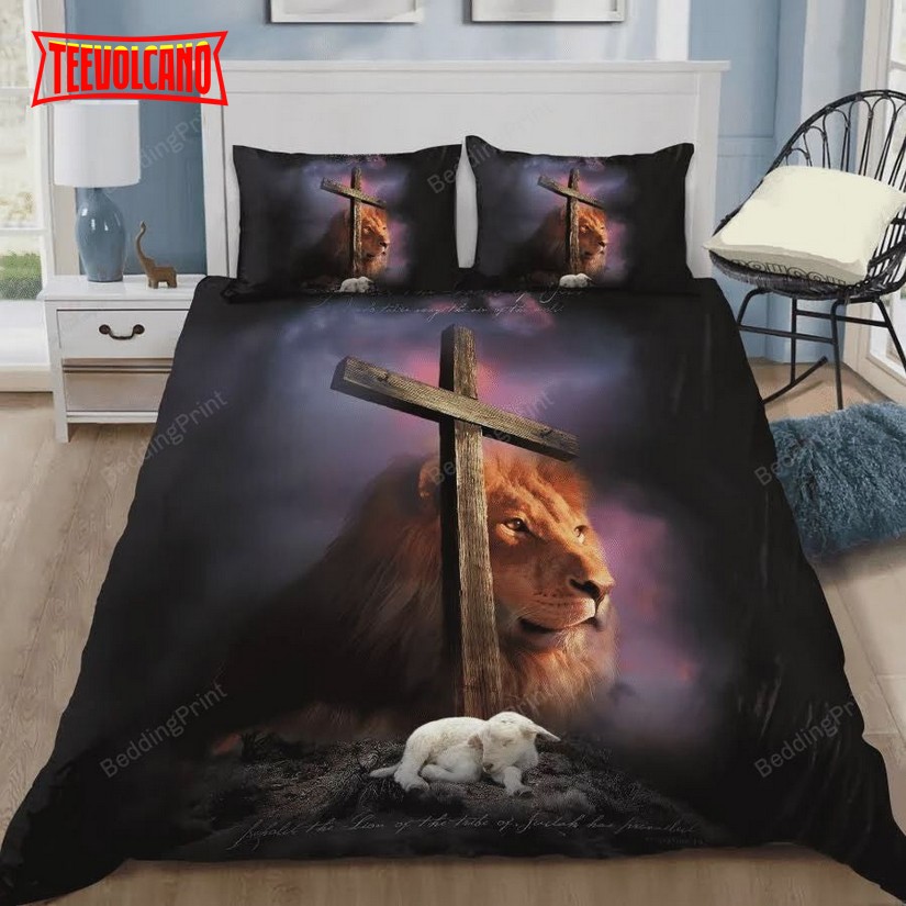 Christian Jesus Lion Duvet Cover Bedding Sets