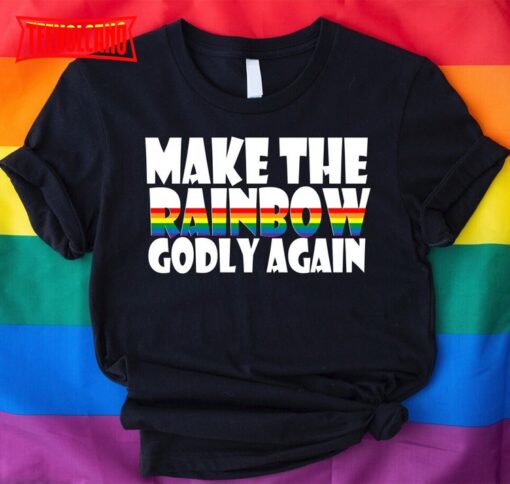 Christian Rainbow Shirt, LGBT Friend Gift Tees