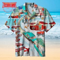 Christmas Campers Hawaiian Shirt