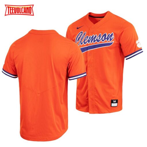 Clemson Tigers College Baseball Orange Replica Jersey