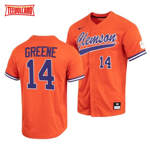 Clemson Tigers Khalil Greene College Baseball Jersey Orange