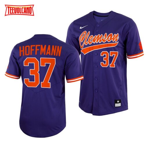 Clemson Tigers Nick Hoffmann College Baseball Jersey Purple