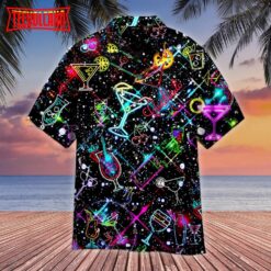 Cocktail Neon Love Hawaiian Shirt