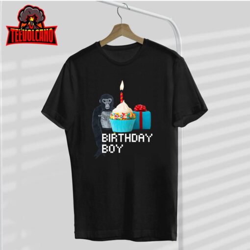 Cool Gorilla Tag Birthday Party Shirt VR Gamer Kids Teens T-Shirt